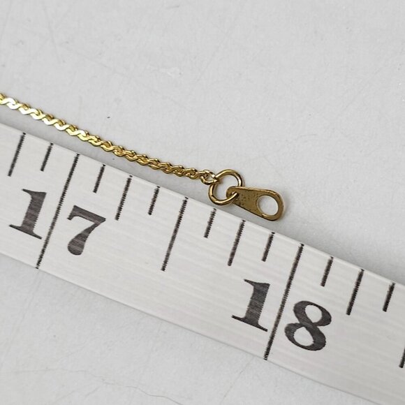 Gold Plated Shell Pendant Necklace Matching Earrings Set Vintage - Picture 9 of 9